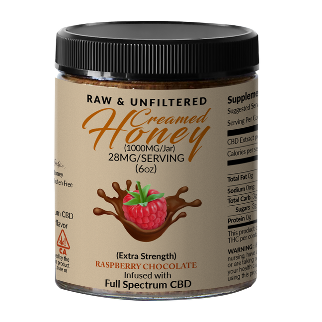 Raspberry Chocolate Flavor Honey Hemp Extract