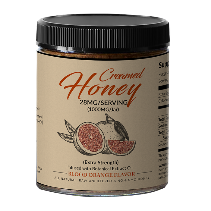 Blood Orange Flavor Honey Hemp Extract