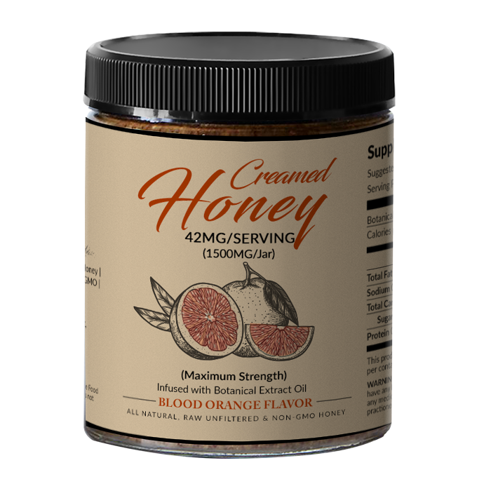 Blood Orange Flavor Honey Hemp Extract