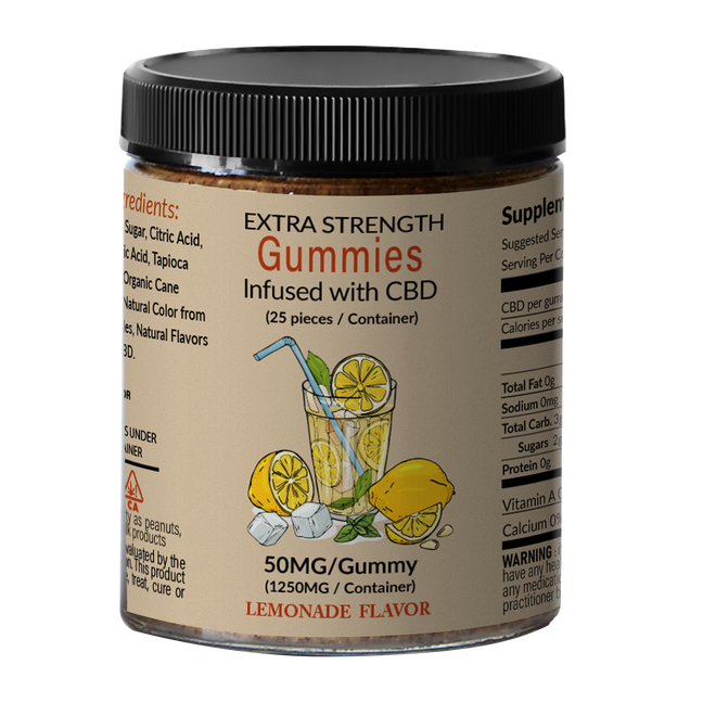 Lemonade Flavor Hemp Gummies