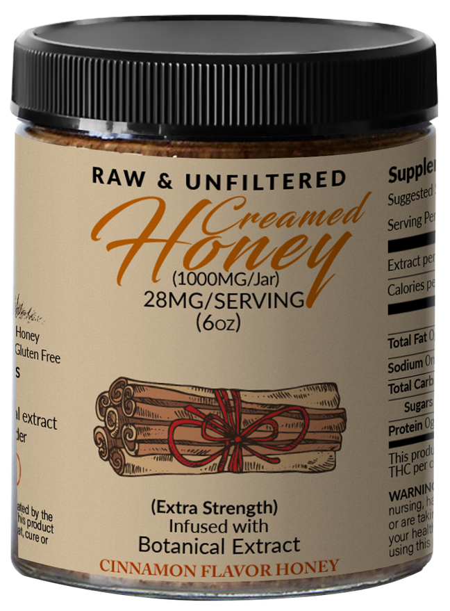 Cinnamon Flavor Honey Hemp Extract