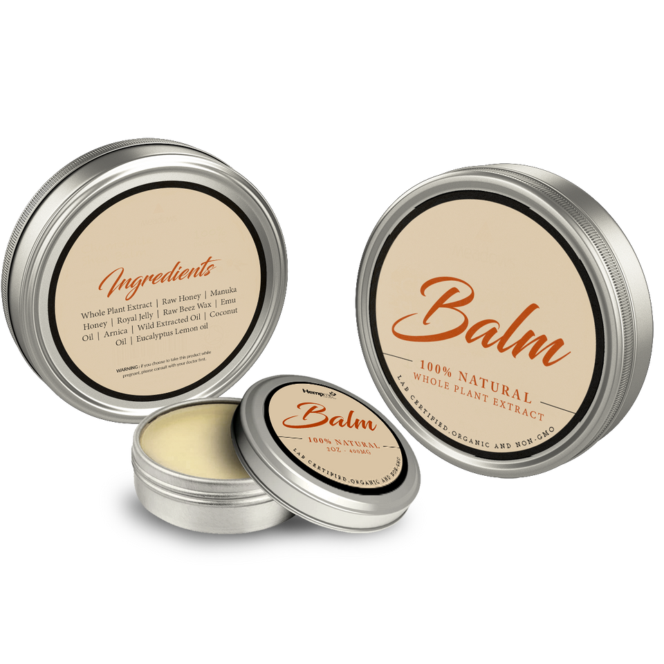 Hemp Extract Balm - 100% Natural Ingredients