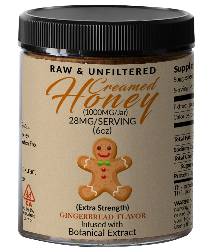 NEW Hemp Extract Honey - All Flavors