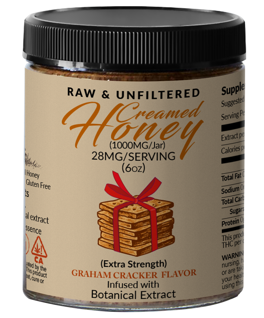 Graham Cracker Flavored Hemp Extract Honey