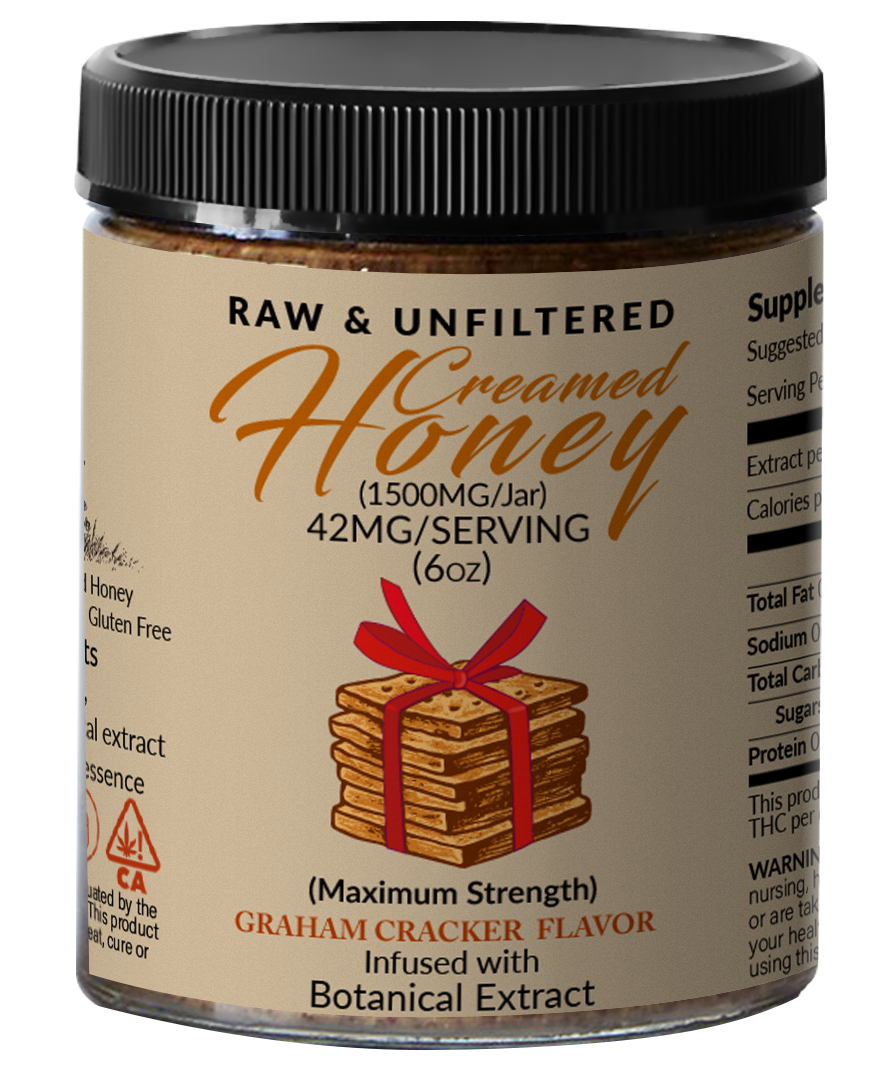 Graham Cracker Flavored Hemp Extract Honey